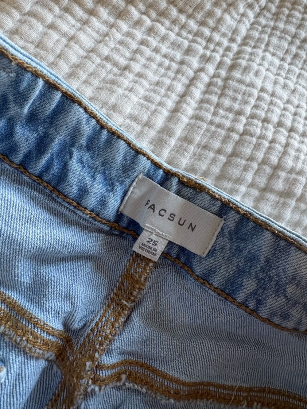 PacSun Light Blue Denim Mini Skirt - Picture 2 of 2